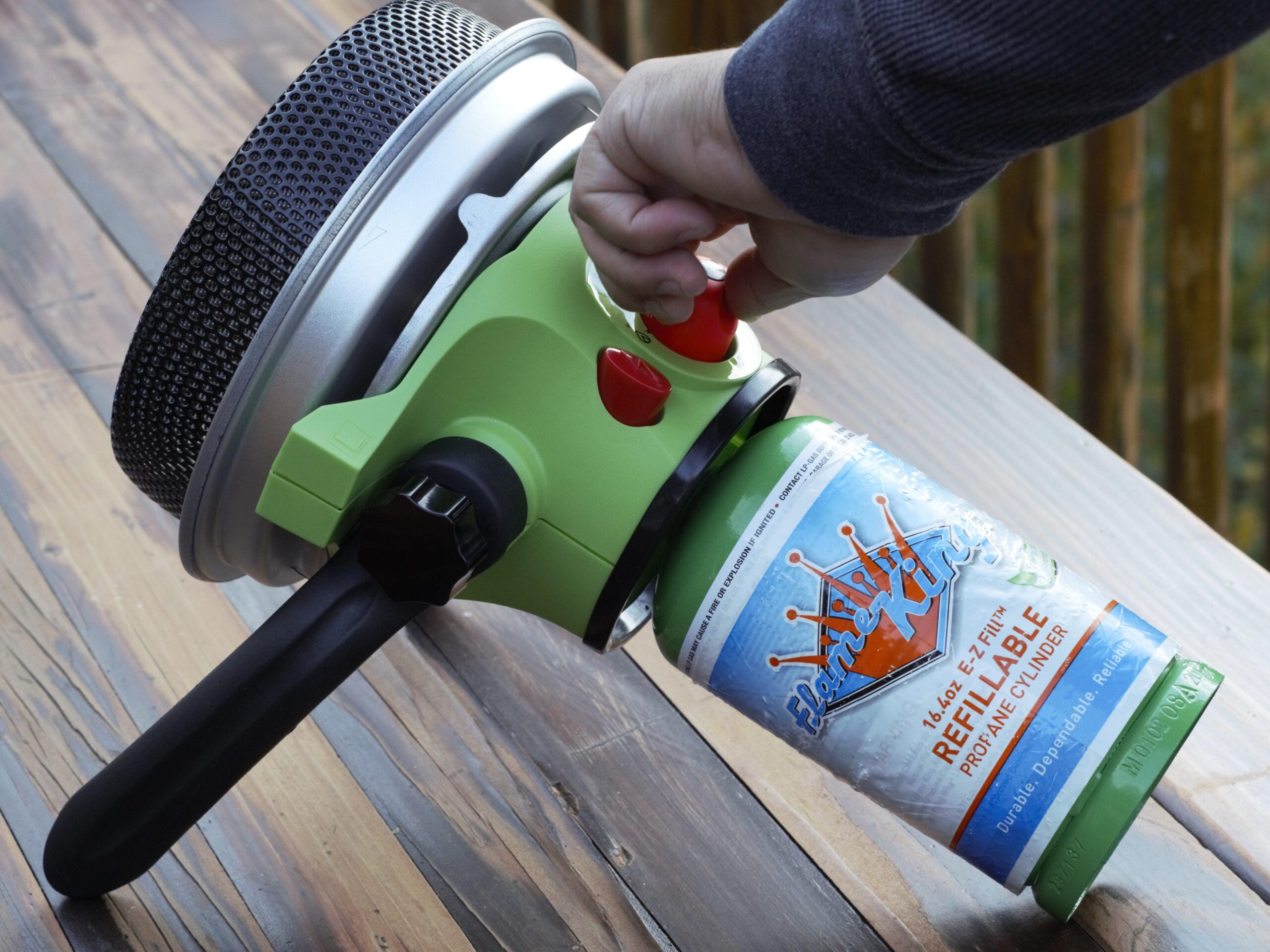 Flame King Portable Heater Propane Gas Outdoor with Piezo Electric Start