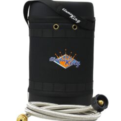 Flame King Propane Gas Hauler Kit 5lb Gauge Propane Tank, Adapter Hose and Insulated Protective Carry Case