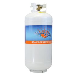 Flame King 40 lbs. Empty Propane Cylinder with Overfill Protection Device Valve