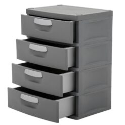 Sterilite 35.5 in. H x 26.625 in. W x 19.25 in. 4-Drawer Plastic Chest