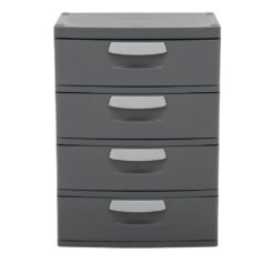 Sterilite 35.5 in. H x 26.625 in. W x 19.25 in. 4-Drawer Plastic Chest