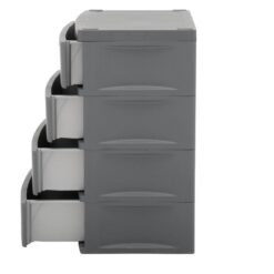 Sterilite 35.5 in. H x 26.625 in. W x 19.25 in. 4-Drawer Plastic Chest