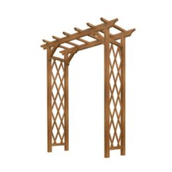 VITA 55"L x 21"W x 88"H Heartwood Cedar Arbor, Golden Brown, VA68897