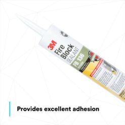 3M 10.1 fl. oz. Gray Fire Block FB 136 Sealant (12-Pack)