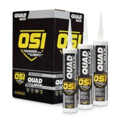 OSI QUAD Max 9.5 fl. oz. Gray #517 Exterior, Window, Door, and Siding Caulk Sealant (12-pack)