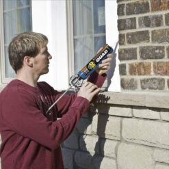 OSI QUAD Advanced 10 fl. oz. Gray #537 Exterior, Window, Door, and Siding Caulk Sealant (12-pack)