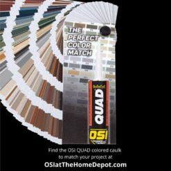 OSI QUAD Advanced 10 fl. oz. Gray #537 Exterior, Window, Door, and Siding Caulk Sealant (12-pack)