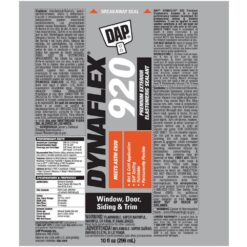 DAP Dynaflex 920 10.1 oz. Gray GY726 Window, Door and Siding Premium Exterior Sealant (12-Pack)