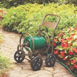 Hampton Bay 250 ft. 4-Wheel Garden Water Hose Cart
