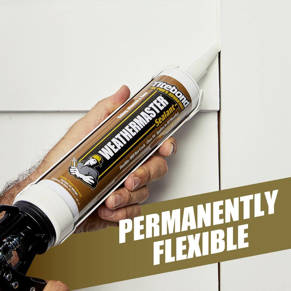 Titebond 9.5 oz. Gray WeatherMaster Exterior Sealant (12-Pack)