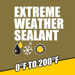Titebond 9.5 oz. Gray WeatherMaster Exterior Sealant (12-Pack)