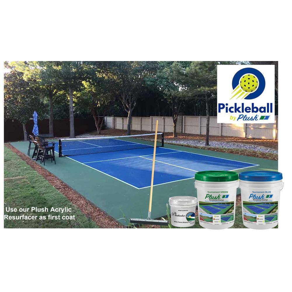 Plush 5 Gal. Tournament Green Recreational Surface Coating