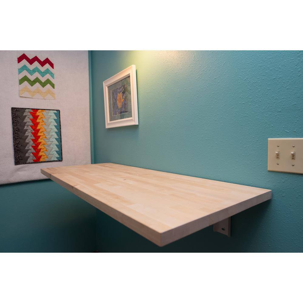 HARDWOOD REFLECTIONS The Quick Bench 4 ft. Folding Workbench UV Finish