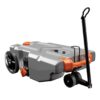 Camco Rhino 36-Gallon Portable RV Tote Tank - Features 2 Steerable No-Flat Front Wheels & Built-in Gate Valve