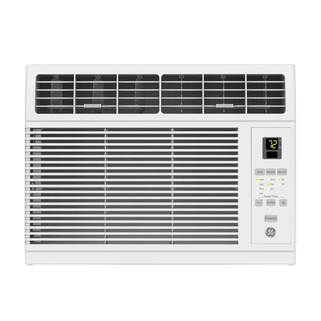 GE 6,000 BTU Electronic Window Air Conditioner for Small Rooms up to 250 sq ft.