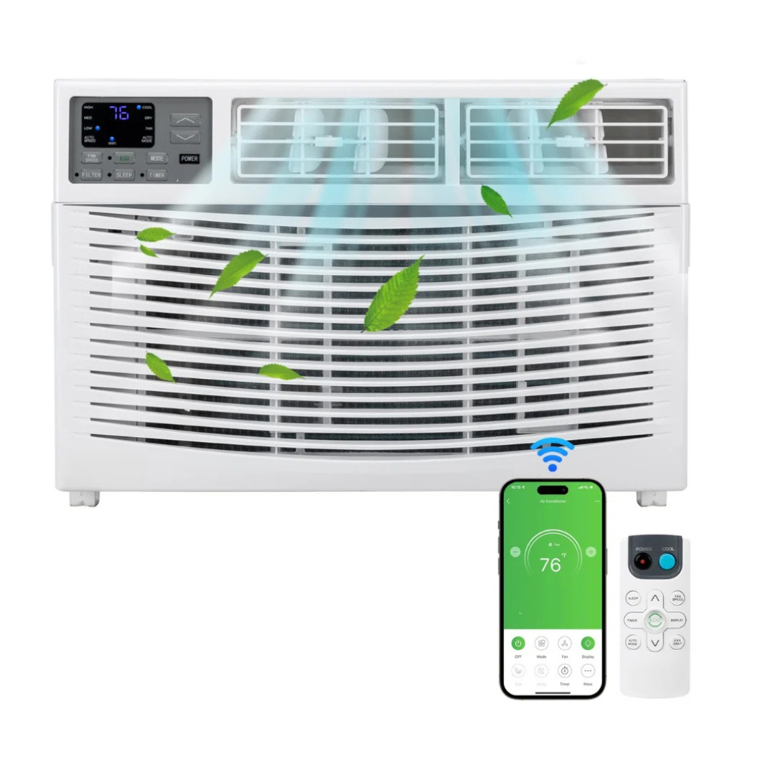 Winado 10000 BTU Wi-Fi Connected Window Air Conditioner for 350 Square Feet with Remote Included