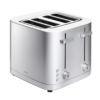 ZWILLING Enfinigy 4-Slice Toaster, Extra Wide 1.5" Slots for Bagels and Toast, Gray