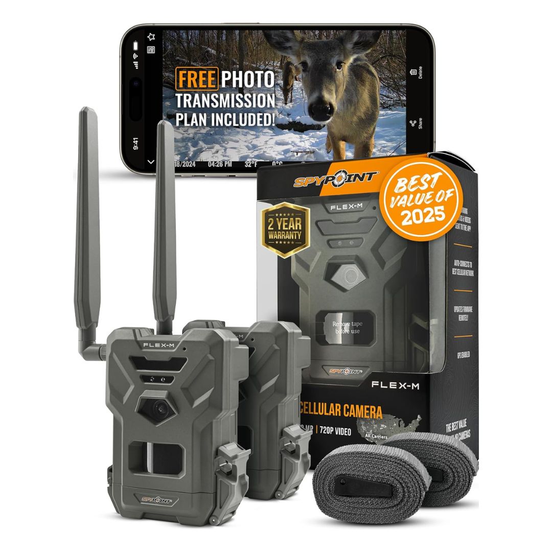 SPYPOINT Flex-M Twin Pack Cellular Trail Cameras