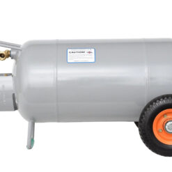 Flame King 40lb Horizontal & Vertical Empty Propane Cylinder with OPD & Wheels