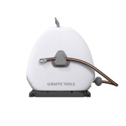 Giraffe Tools Ground-Mounted Retractable Hose Reel-1/2 in.-82 ft. Light Grey