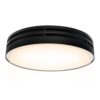 Akicon 110 CFM, 2-Sones Bathroom Fan with Light, 15-Watt Dimmable 3CCT LED Light with 5-Watt 2-Color Night Light, Round, Black