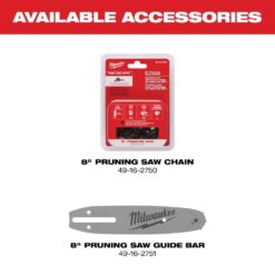 Milwaukee M18 FUEL 8 in. 18V Lithium-Ion Brushless HATCHET Pruning Saw Kit with 6Ah High Output Battery and Charger