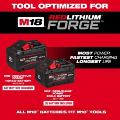 Milwaukee M18 FUEL 18V 16 in. Brushless Cordless QUIK-LOK String Trimmer 8.0 Ah FORGE Kit w/ Articulating Hedge Trimmer Attachment