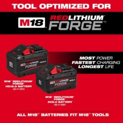 Milwaukee M18 FUEL 18V 16 in. Brushless Cordless QUIK-LOK String Trimmer/Blower 8.0 Ah Combo Kit w/ Edger and Pole Saw Attachments
