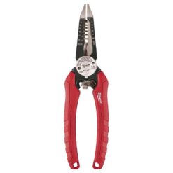 Milwaukee Pliers Kit with Screwdriver Set, 25 ft. Compact Tape Measure and FASTBACK Folding Utility Knife (10-Piece)