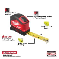 Milwaukee Pliers Kit with Electricians 6-in-1 Wire Strippers, Screwdrivers, Tape Measure and Fastback Knife Set (11-Piece)