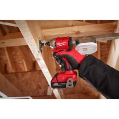 Milwaukee M18 18V Lithium-Ion Brushless Cordless Compact Drill/Impact Combo Kit (2-Tool) w/(2) 2.0 Ah Batteries w/5.0 Ah Battery