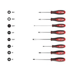 Milwaukee 1/2 in. Drive SAE/Metric Ratchet and Socket Mechanics Tool Set with Screwdriver Set (55-Piece)