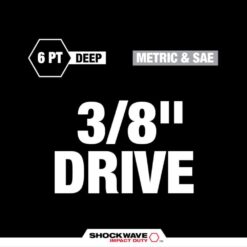 Milwaukee 3/8 in. Drive SAE/Metric Ratchet & Socket Tool Set with 3/8 in. Drive SAE/ Metric Impact Socket Set (103-Piece)