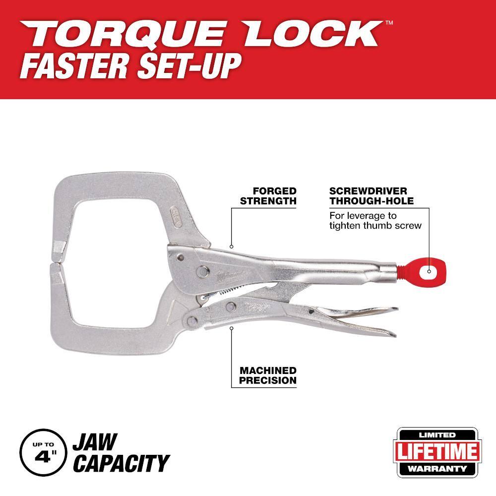 Milwaukee Combination Screwdriver and Torque Lock Locking Pliers Kit (20-Piece)