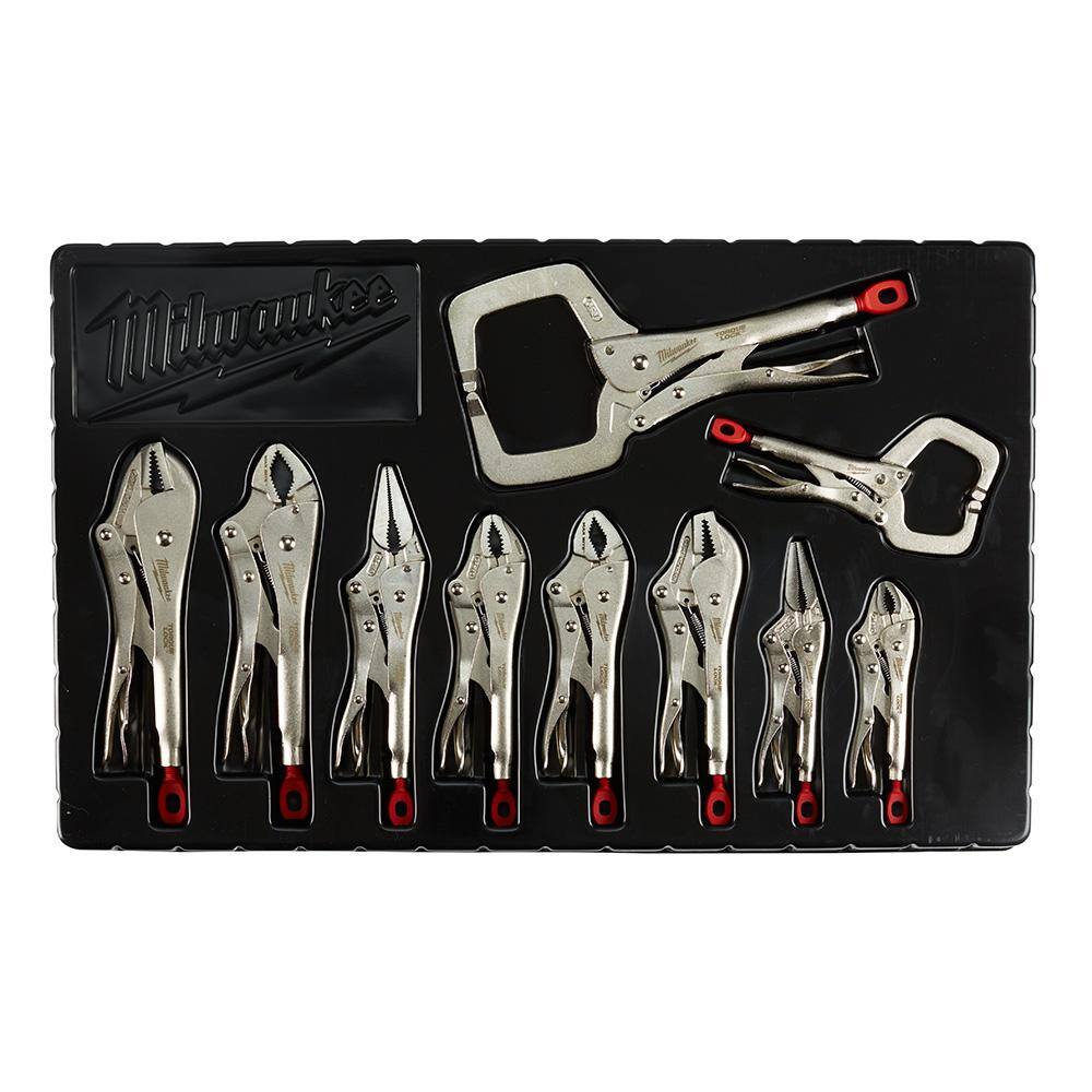 Milwaukee Combination Screwdriver and Torque Lock Locking Pliers Kit (20-Piece)