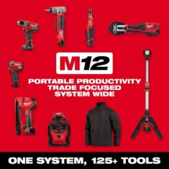 Milwaukee M12 12-Volt Lithium-Ion Cordless 9 GPM 0 HP Submersible Stick Water Transfer Pump w/M12 4.0Ah Batt and Charger