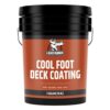 LIQUID RUBBER 5 Gal. Misty Gray, Liquid Rubber Cool Foot Deck Coating