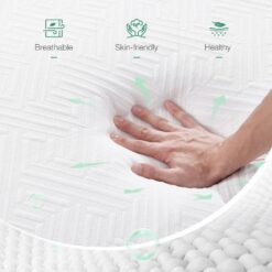 Novilla Twin Medium Cooling Gel Memory Foam 6 in. Mattress, Breathable and Hypoallergenic