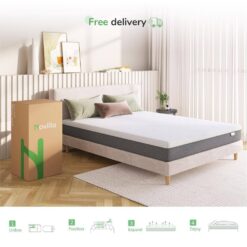 Novilla 8 in. Adjustable firmness Support Cooling Gel Memory Foam Tight Top Full Mattress Breathable and Hypoallergenic