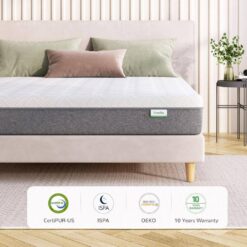 Novilla 8 in. Adjustable firmness Support Cooling Gel Memory Foam Tight Top Full Mattress Breathable and Hypoallergenic