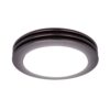 Akicon Decorative Oil Rubbed Bronze 80 CFM Ceiling Bathroom Exhaust Fan with LED Light