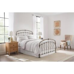 Home Decorators Collection Marsden Patina Wood Finish 2-Drawer Cane Nightstand