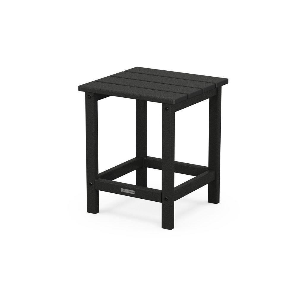 POLYWOOD Grant Park Black Plastic Outdoor Adirondack Chair Plastic 3-Piece Set