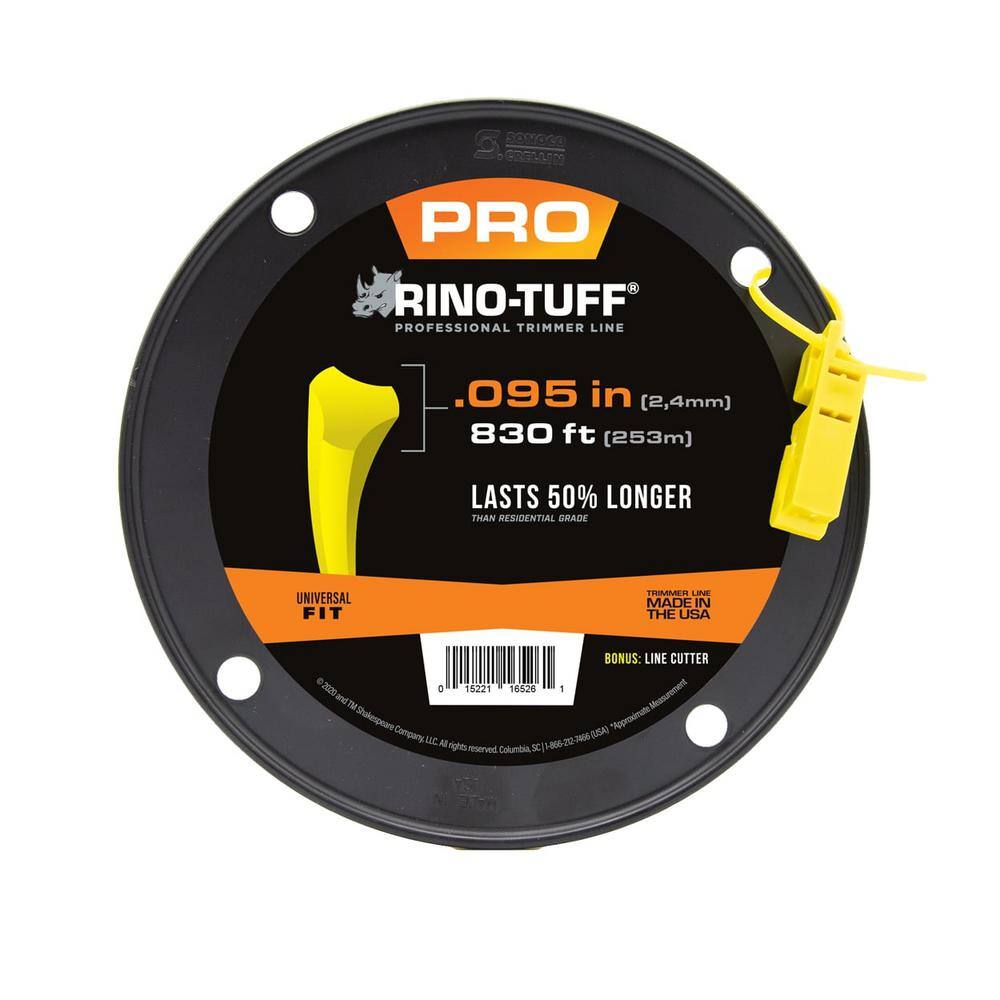 Rino-Tuff Universal Fit .095 in. x 830 ft. Pro Replacement Line for Gas and Select Cordless String Grass Trimmer/Lawn Edger