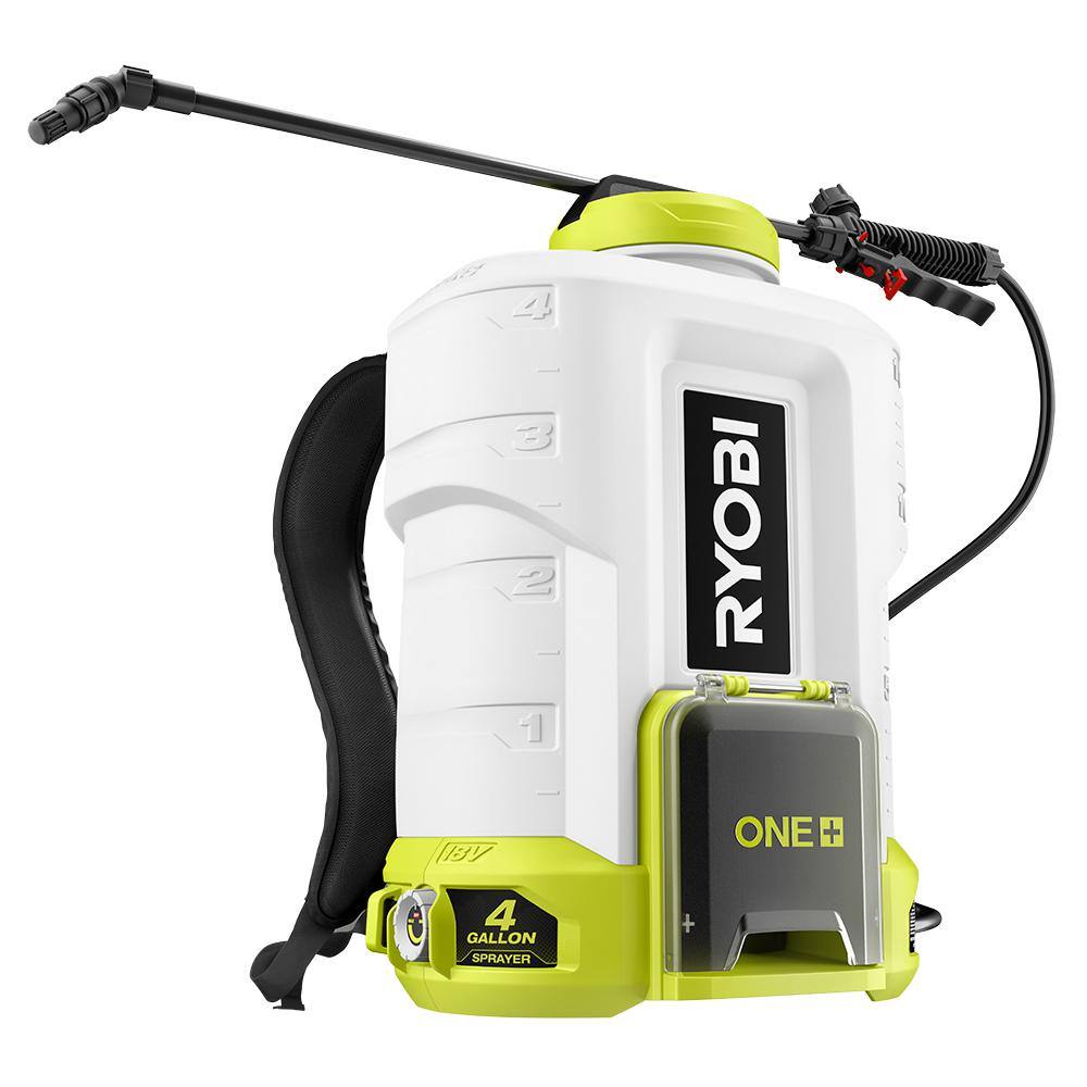 RYOBI ONE+ 18V Cordless Battery 4 Gal. Backpack Chemical Sprayer (Tool Only)