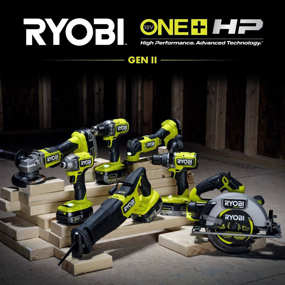 RYOBI ONE+ HP 18V Brushless Cordless 1/2 in. Drill/Driver Kit with 4.0 Ah Battery, Charger, and Bag