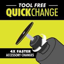 RYOBI ONE+ HP 18V Brushless Cordless Rotary Tool Kit with 2.0 Ah HIGH PERFORMANCE Battery and Charger