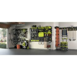 RYOBI Speed Bench 23 in. W x 20 in. D Mobile Workstation with LINK 12-Compartment Small Parts Organizer