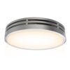 Akicon 110 CFM, 2-Sones Bathroom Fan with Light, 15-Watt Dimmable 3CCT LED Light with 5-Watt 2-Color Night Light, Round, Silver