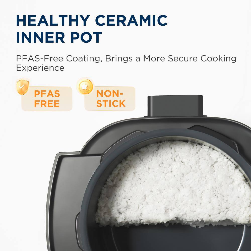 Midea 6.5 Qt. WideMax 13-in-1 Electric Multi-Cooker, 1500-Watt